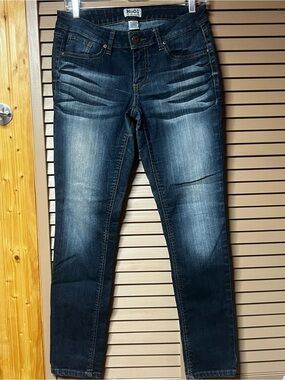 Mudd Women's Dark Skinny Jeans with Fading